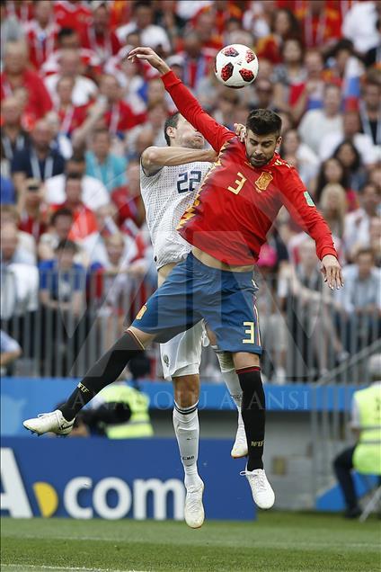 Pertandingan Babak 16 besar Rusia vs Spanyol Piala Dunia 2018 Rusia