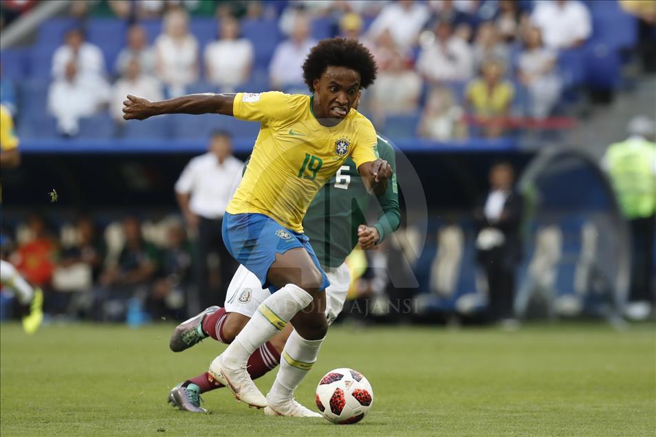 Pertandingan babak 16 besar Brazil vs Meksiko Piala Dunia 2018 Rusia