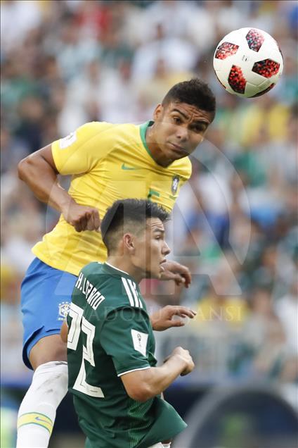 Pertandingan babak 16 besar Brazil vs Meksiko Piala Dunia 2018 Rusia
