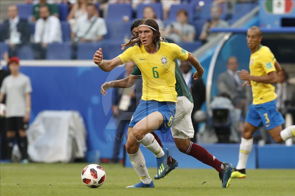 Pertandingan babak 16 besar Brazil vs Meksiko Piala Dunia 2018 Rusia
