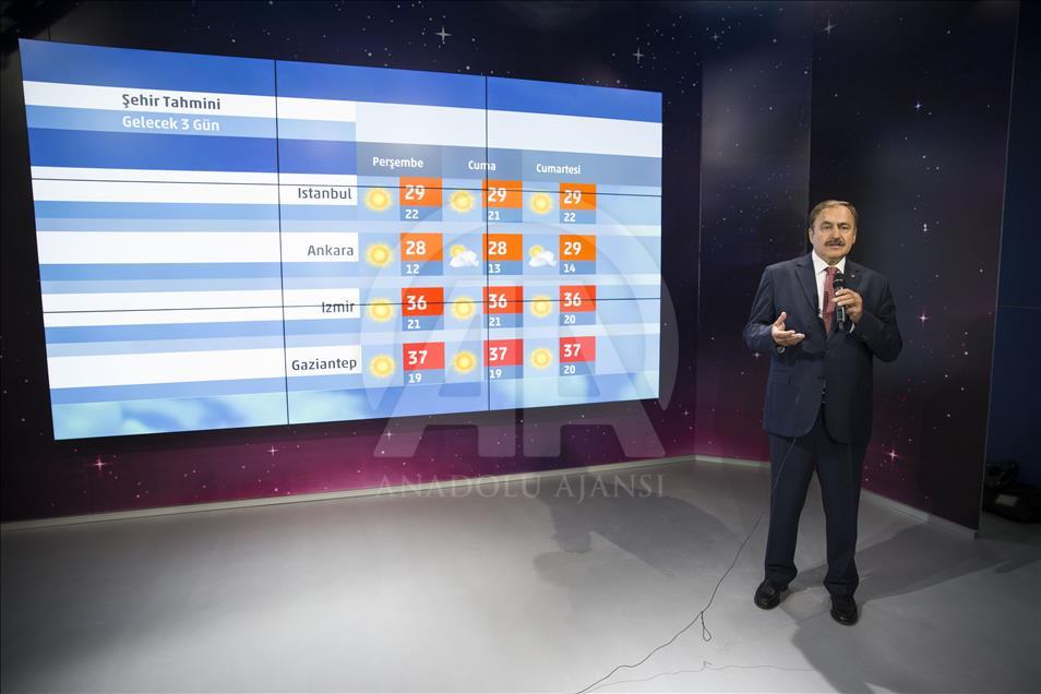 Meteoroloji TV test yayınına başladı