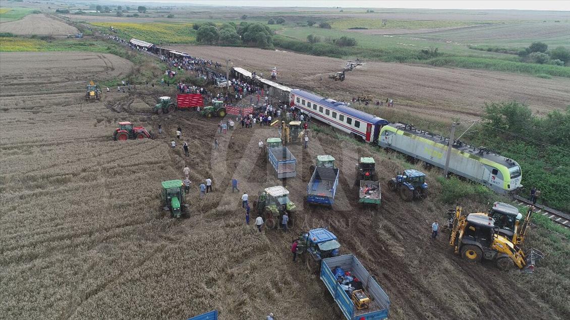 Tekirdağ'daki tren kazası