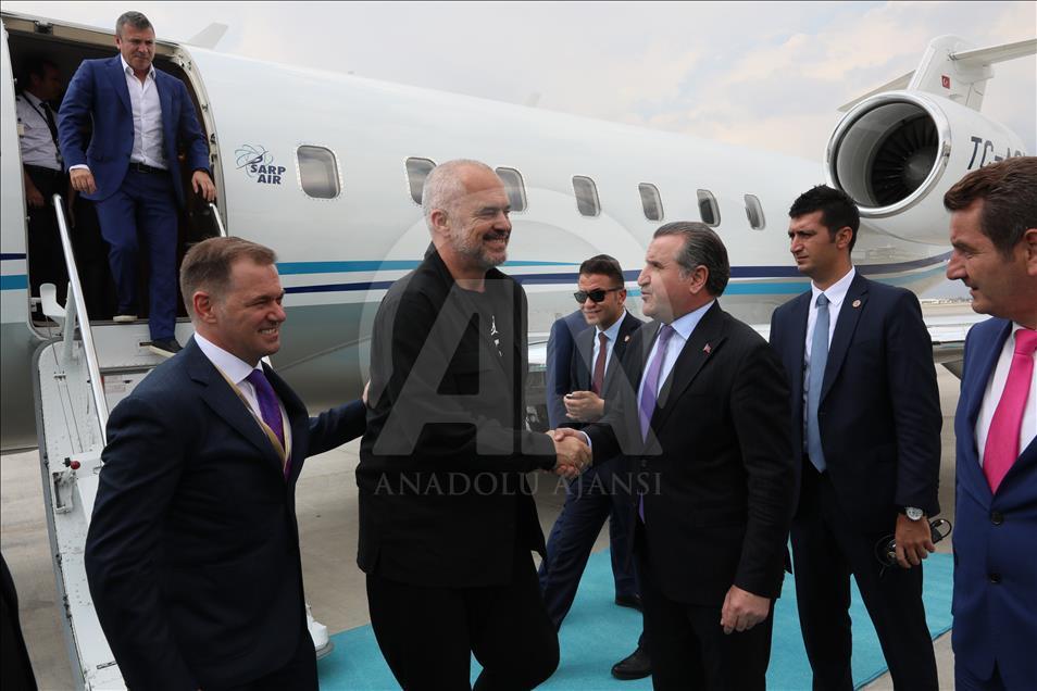 Arnavutluk Başbakanı Edi Rama Ankara'da