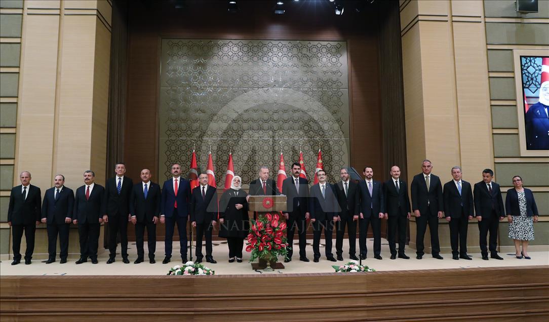 Turkish President Erdogan unveils 16-minister cabinet
