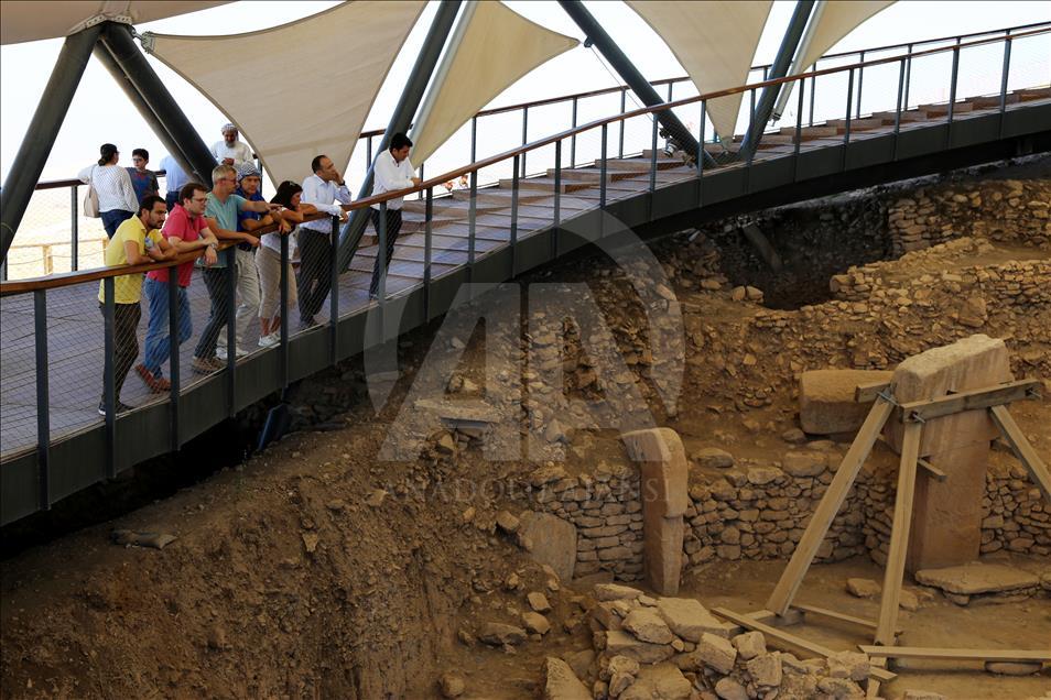 Ünlü Türk cerrah Dr. Mehmet Öz Göbeklitepe'de
