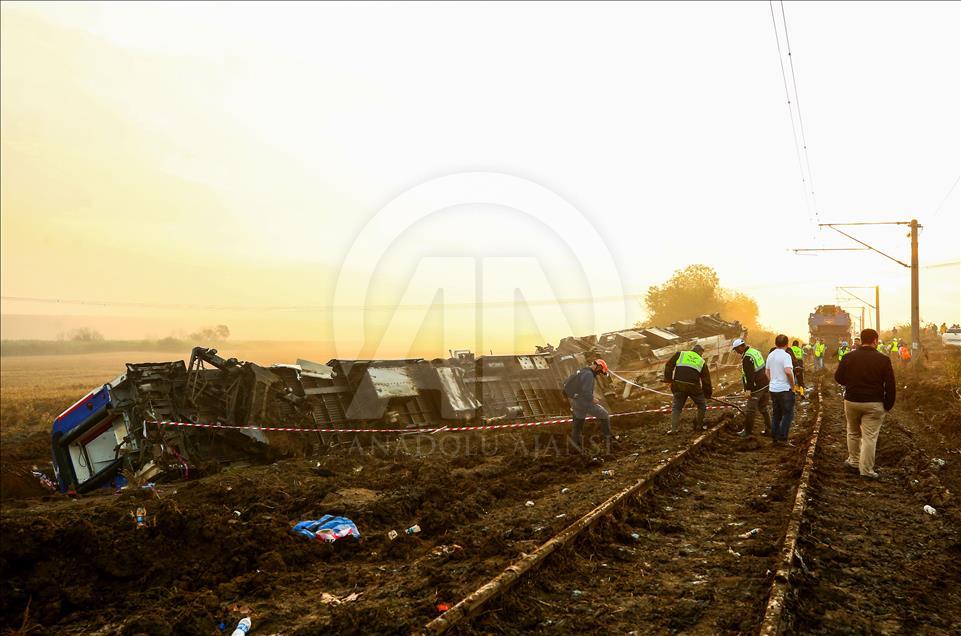 Tekirdağ'daki tren kazası