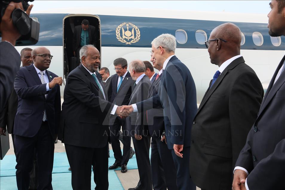 Cibuti Cumhurbaşkanı İsmail Ömer Guelleh Ankara'da