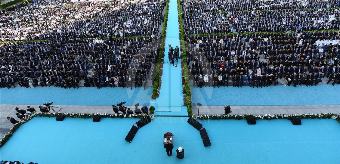 Erdogan at Presidential Complex 