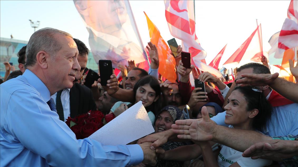 Türkiye Cumhurbaşkanı Erdoğan, KKTC'ye geldi