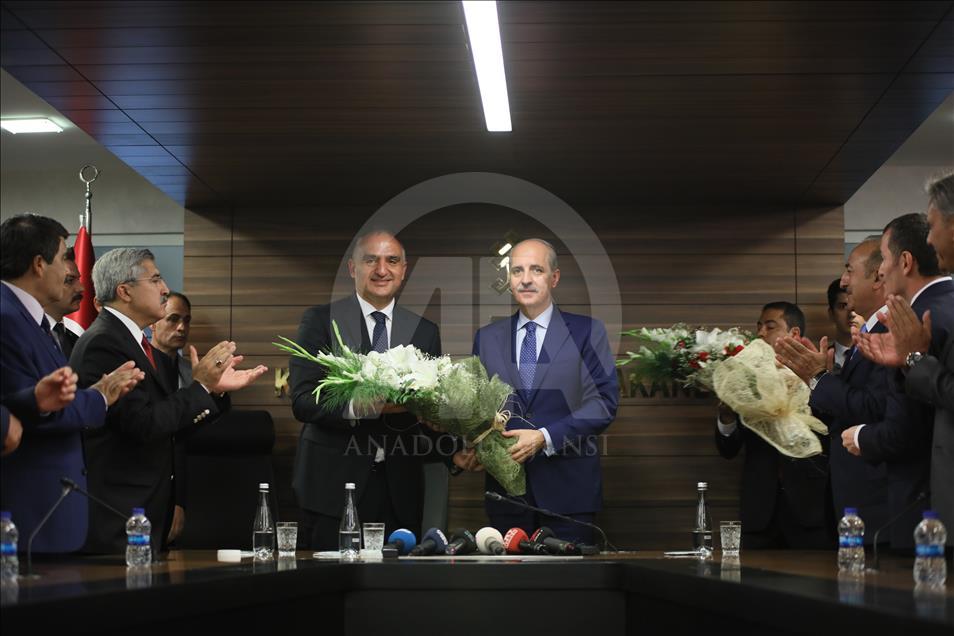 Kültür ve Turizm Bakanlığı'nda devir teslim töreni