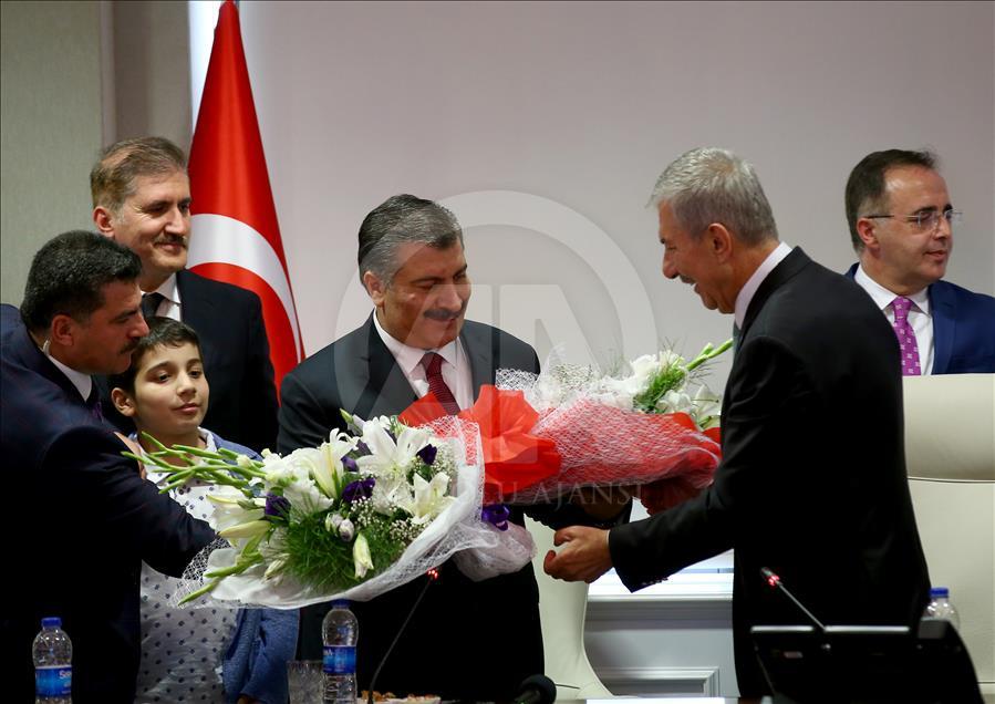 Sağlık Bakanlığı'nda devir teslim töreni