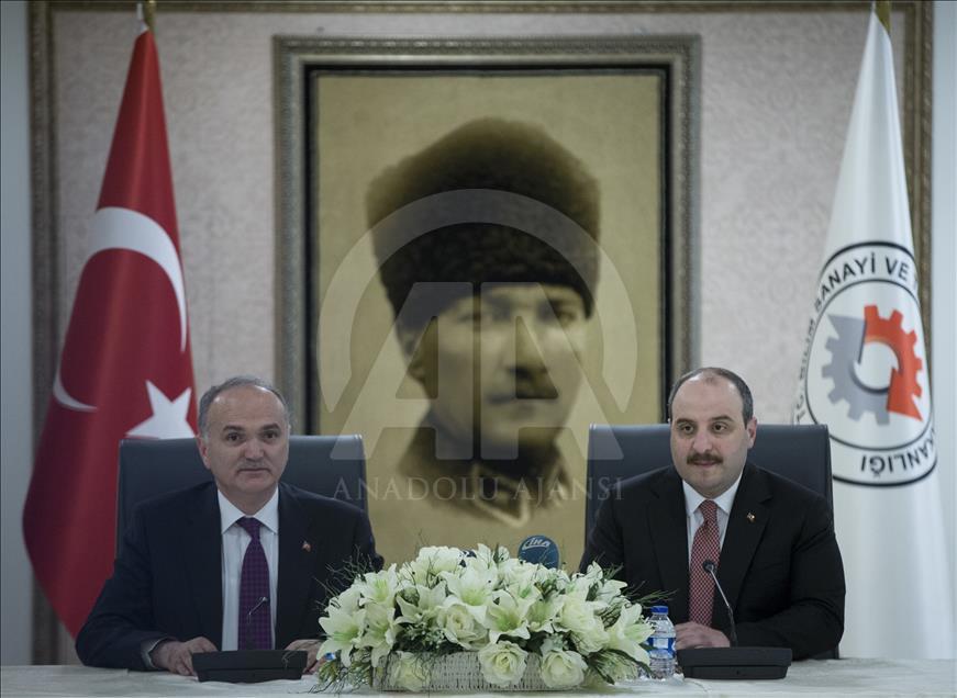 Sanayi ve Teknoloji Bakanlığında devir teslim
