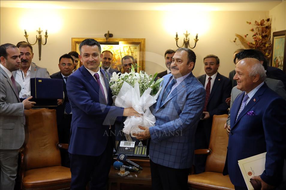 Orman ve Su İşleri Bakanlığı'nda devir teslim töreni