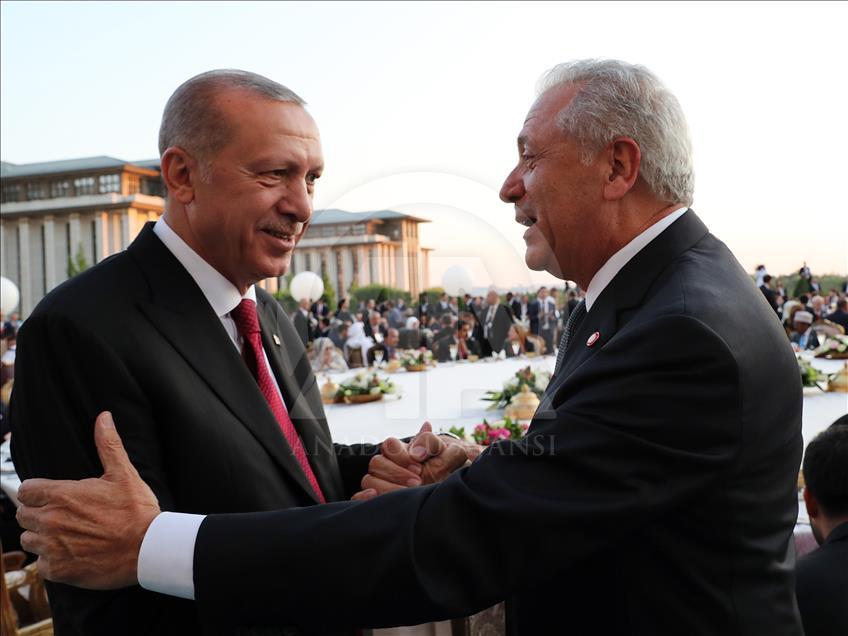 Turkish President Recep Tayyip Erdogan's inauguration ceremony