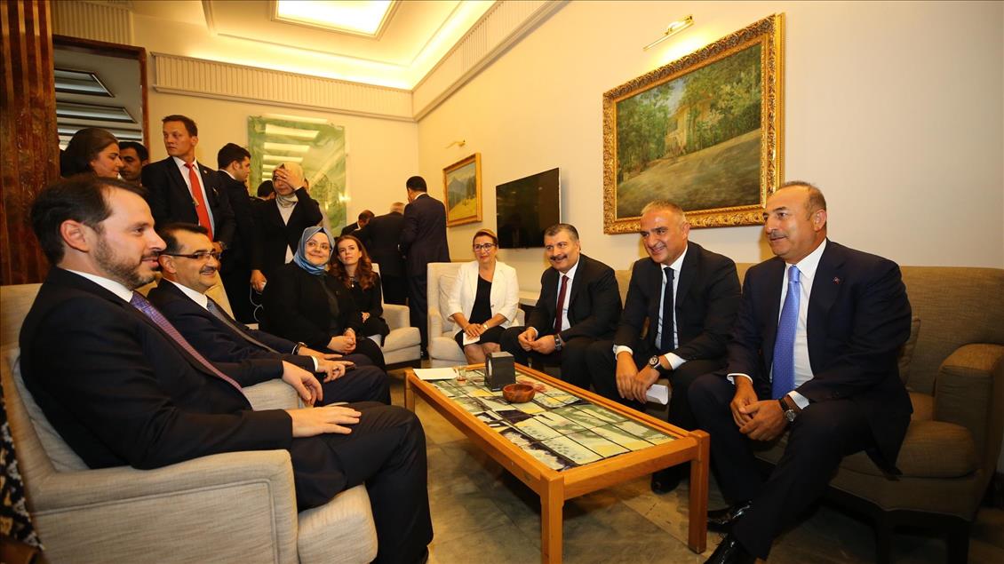 Yeni kabine üyeleri TBMM'de