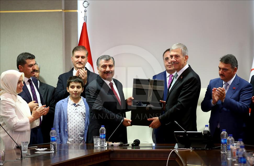 Sağlık Bakanlığı'nda devir teslim töreni