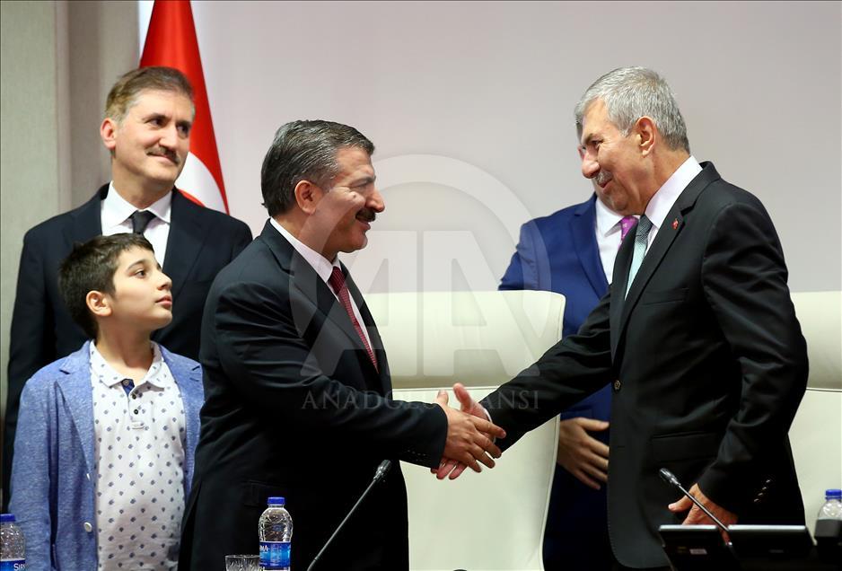 Sağlık Bakanlığı'nda devir teslim töreni