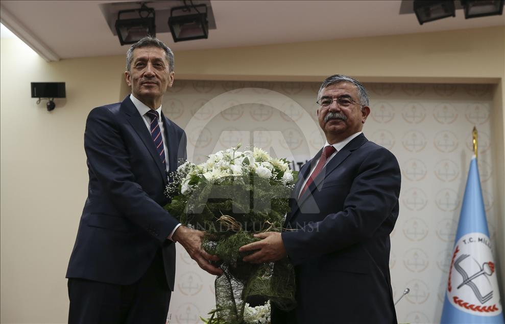 Milli Eğitim Bakanlığın'da devir teslim töreni