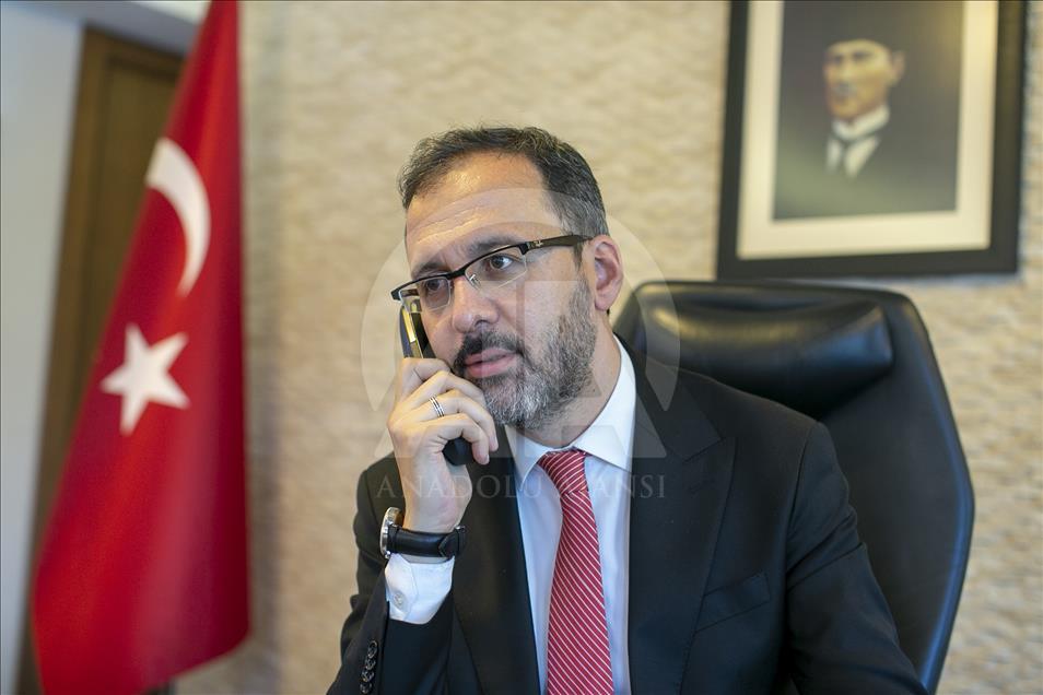 Gençlik ve Spor Bakanı Mehmet Muharrem Kasapoğlu