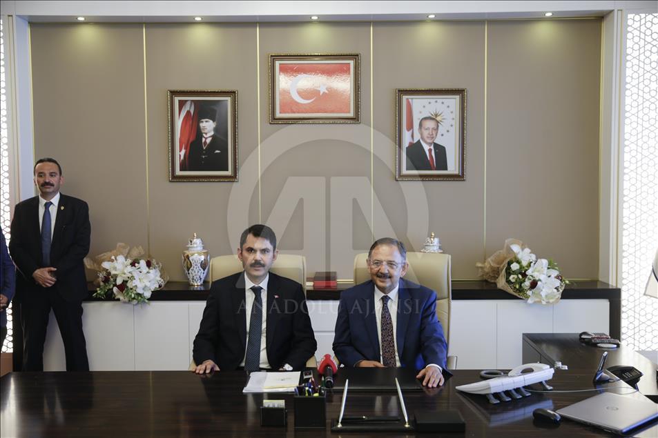 Çevre ve Şehircilik Bakanlığında devir teslim