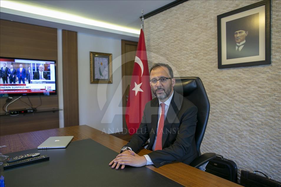 Gençlik ve Spor Bakanı Mehmet Muharrem Kasapoğlu
