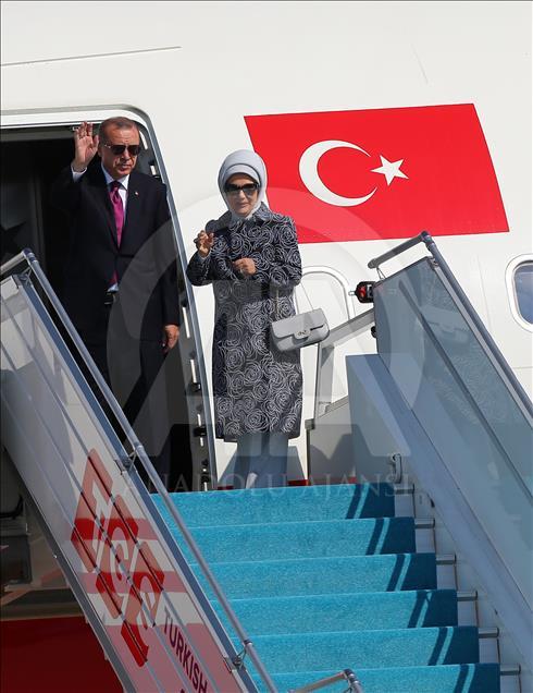 Cumhurbaşkanı Erdoğan Belçika'ya gitti