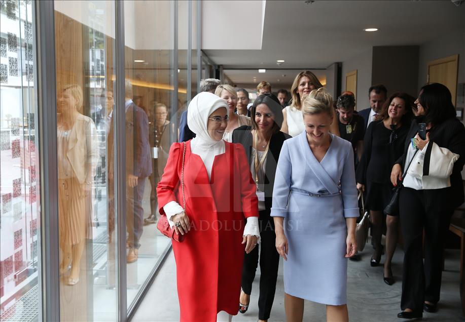 Emine Erdoğan, Brüksel'de