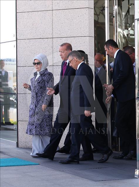 Cumhurbaşkanı Erdoğan Belçika'ya gitti
