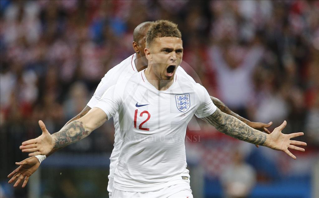 Croacia contra Inglaterra en la semifinal de la Copa del Mundo Rusia 2018
