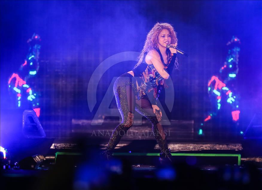 Шакира выступила в Стамбуле

