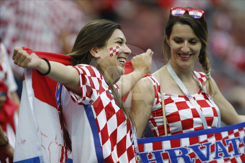 Croacia contra Inglaterra en la semifinal de la Copa del Mundo Rusia 2018