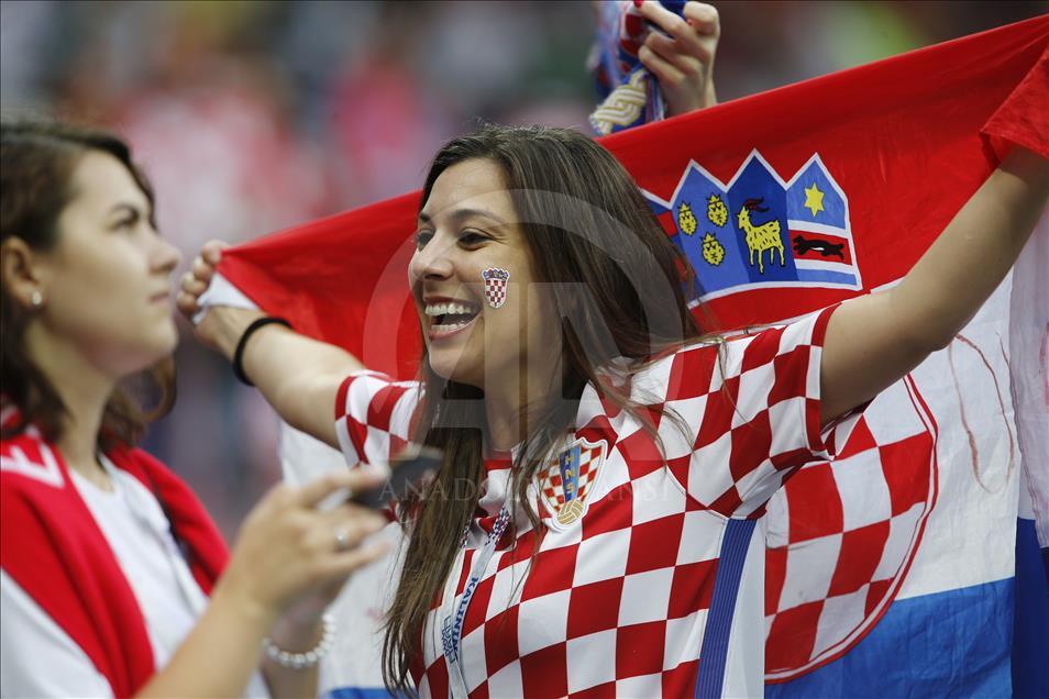 Croacia contra Inglaterra en la semifinal de la Copa del Mundo Rusia 2018