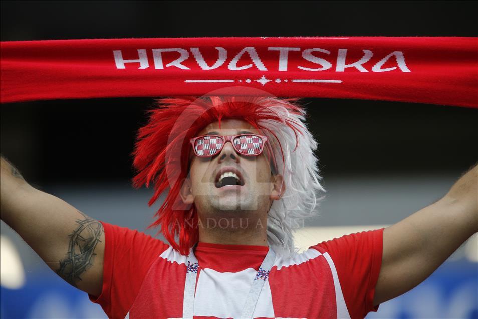 Croacia contra Inglaterra en la semifinal de la Copa del Mundo Rusia 2018