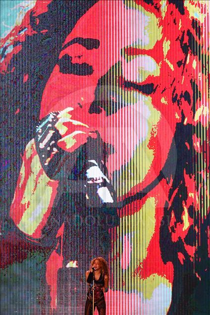 کنسرت شکیرا در استانبول