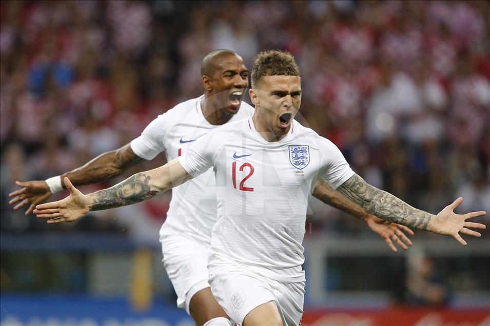 Croacia contra Inglaterra en la semifinal de la Copa del Mundo Rusia 2018