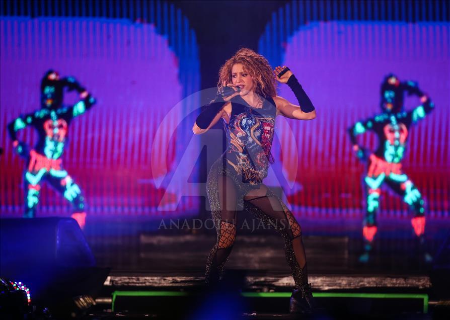 El concierto de Shakira en Estambul