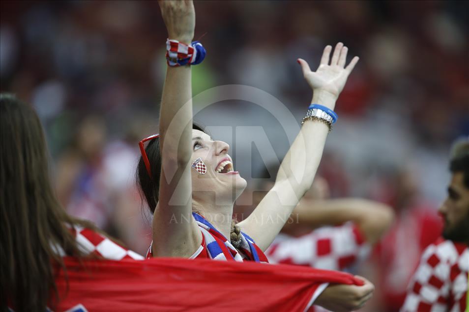 Croacia contra Inglaterra en la semifinal de la Copa del Mundo Rusia 2018