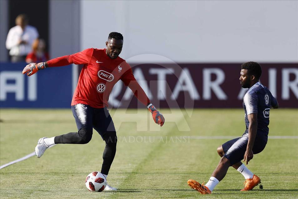 Rusia 2018: Sesión de entrenamiento de la selección de Francia