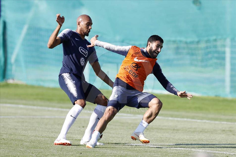 Rusia 2018: Sesión de entrenamiento de la selección de Francia