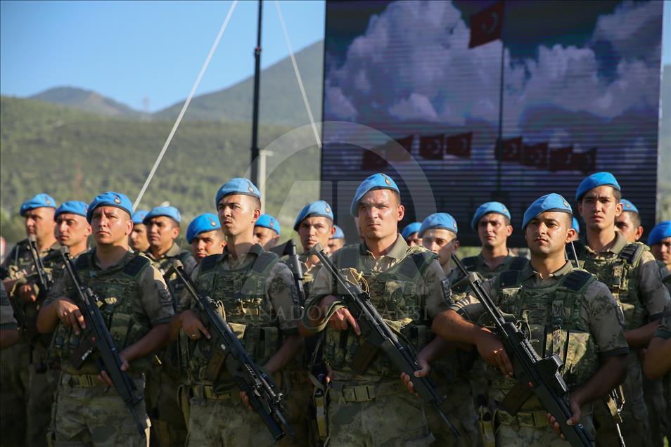 Afrin kahramanları törenle karşılandı