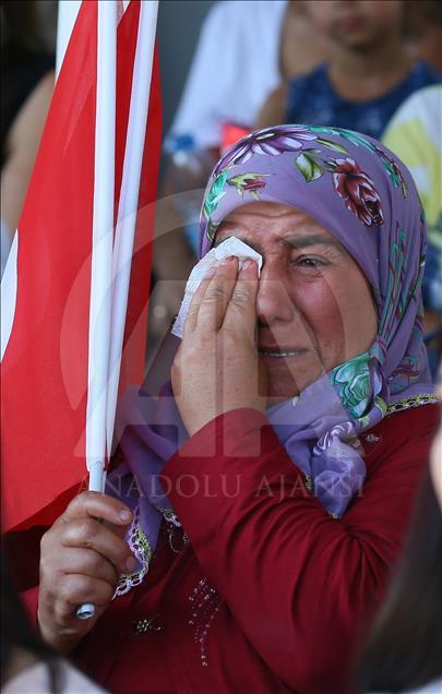 Afrin kahramanları törenle karşılandı