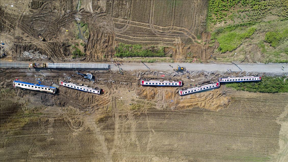 Tekirdağ'daki tren kazası