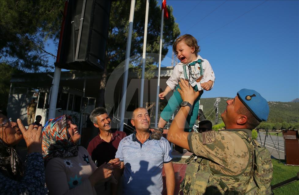 Afrin kahramanları törenle karşılandı