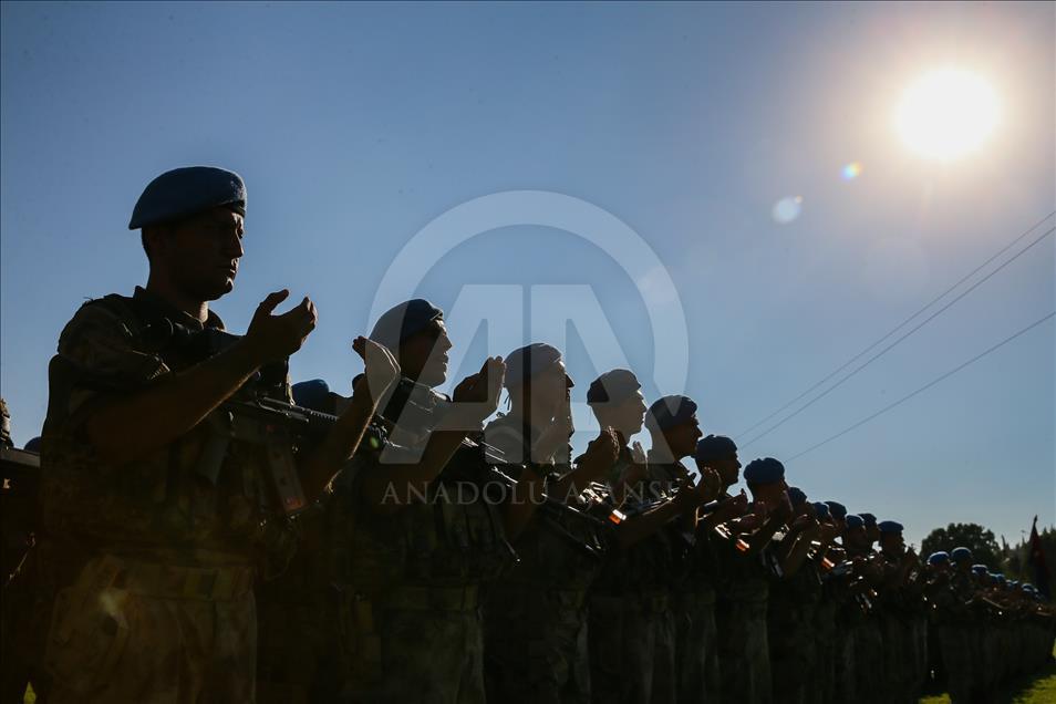 Afrin kahramanları törenle karşılandı