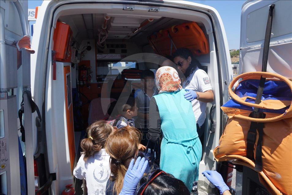 Береговая охрана Турции спасла 34 беженца на острове Богаз