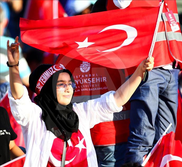 İstanbul'da 15 Temmuz Demokrasi ve Milli Birlik Günü Buluşması