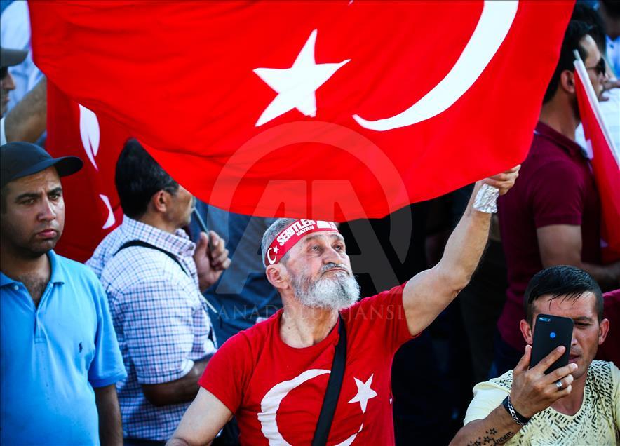İstanbul'da 15 Temmuz Demokrasi ve Milli Birlik Günü Buluşması