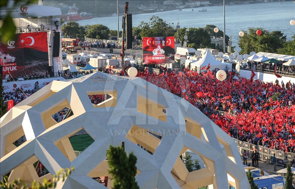 İstanbul'da 15 Temmuz Demokrasi ve Milli Birlik Günü Buluşması