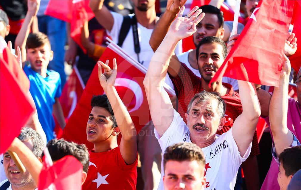 İstanbul'da 15 Temmuz Demokrasi ve Milli Birlik Günü Buluşması