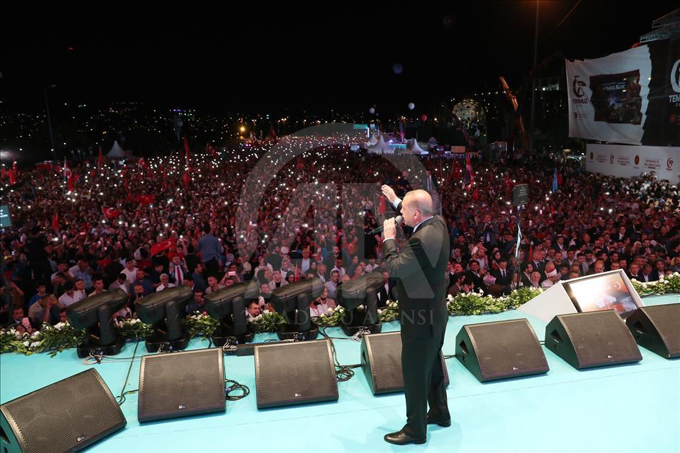 İstanbul'da 15 Temmuz Demokrasi ve Milli Birlik Günü Buluşması
